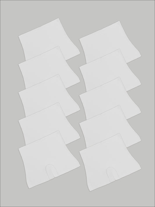 Kit com 10 Calcinhas Shorts Sem Costura Segunda Pele Branco - R$59,90 Cada