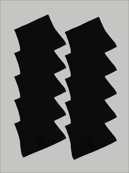 Kit com 10 Calcinhas Shorts Sem Costura Segunda Pele Preto - R$59,90 Cada