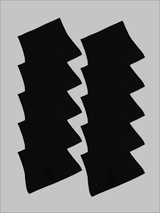 Kit com 10 Calcinhas Shorts Sem Costura Segunda Pele Preto - R$59,90 Cada