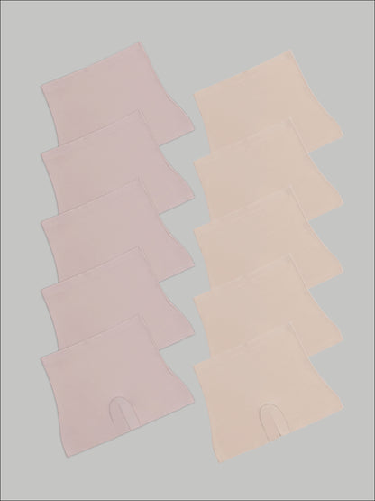 Kit com 10 Calcinhas Shorts Sem Costura Segunda Pele (5 Bege e 5 Rose) - R$59,90 Cada