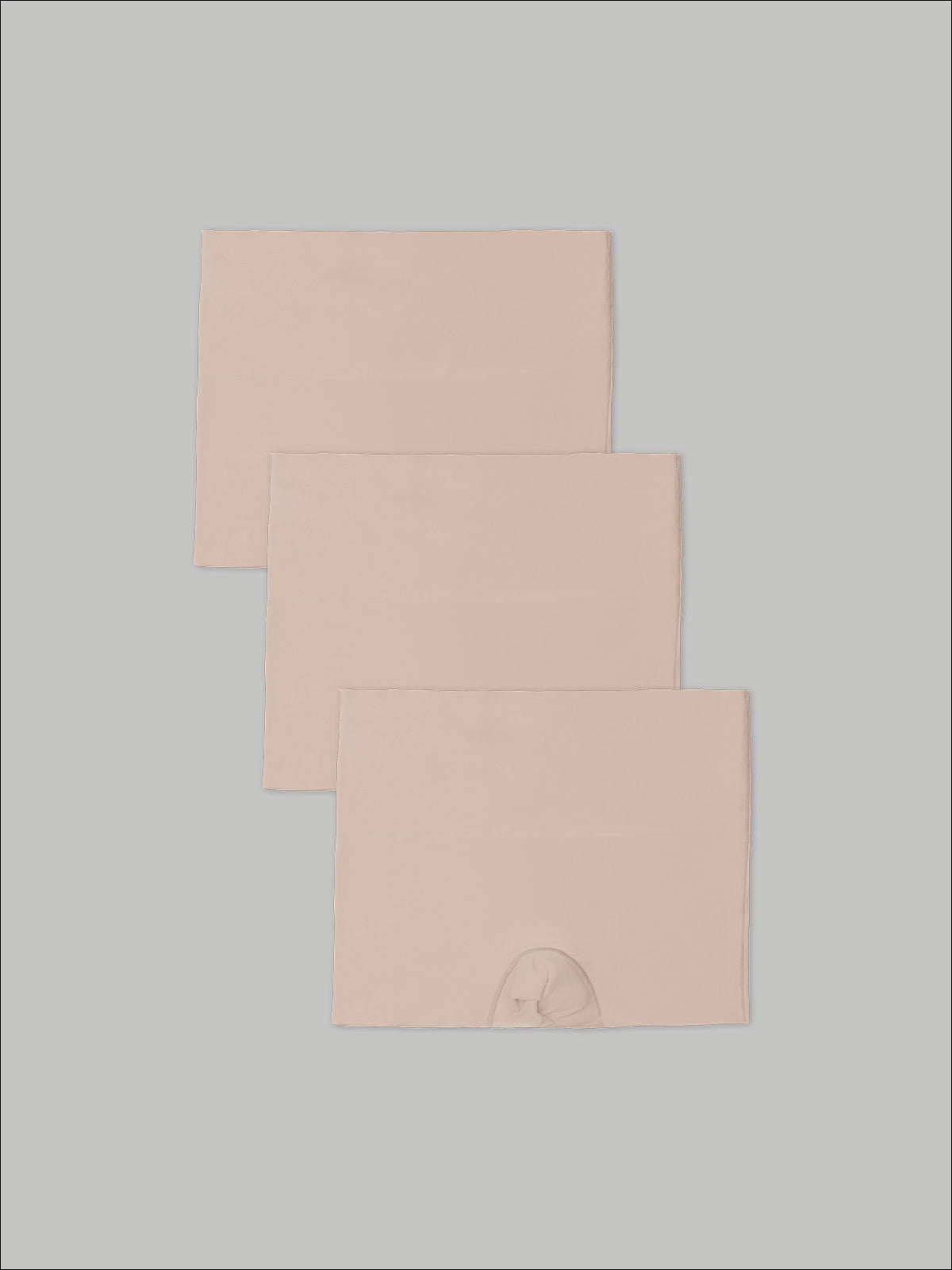 Kit com 3 Calcinhas Boxer Redutora Sem Costura Segunda Pele Bege - R$80,90 Cada