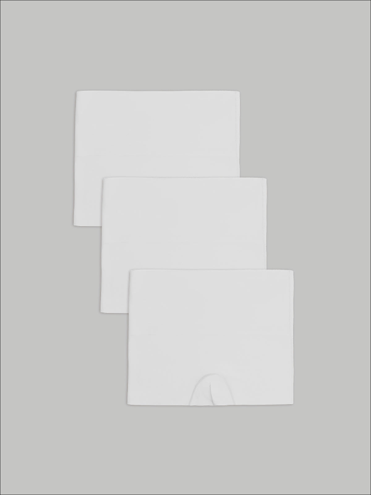 Kit com 3 Calcinhas Boxer Redutora Sem Costura Segunda Pele Branco - R$80,90 Cada