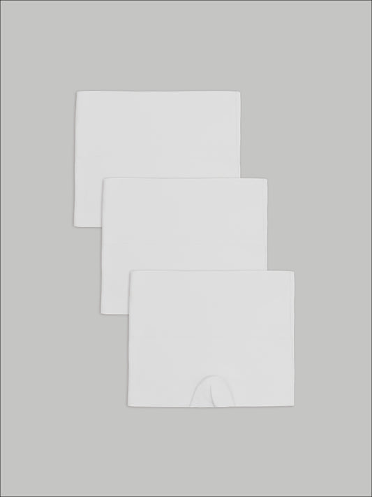 Kit com 3 Calcinhas Boxer Redutora Sem Costura Segunda Pele Branco - R$80,90 Cada