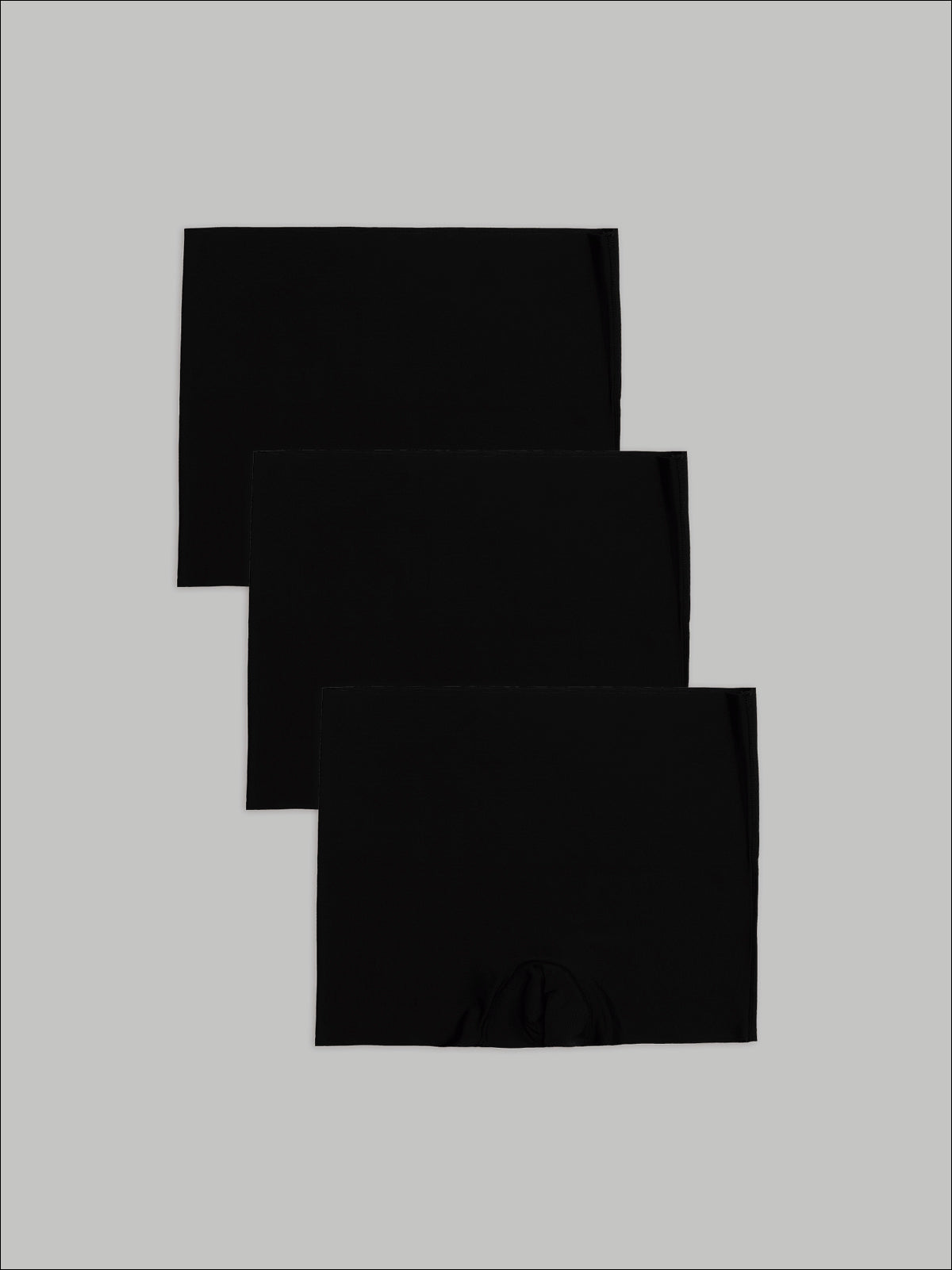 Kit com 3 Calcinhas Boxer Redutora Sem Costura Segunda Pele Preto - R$80,90 Cada