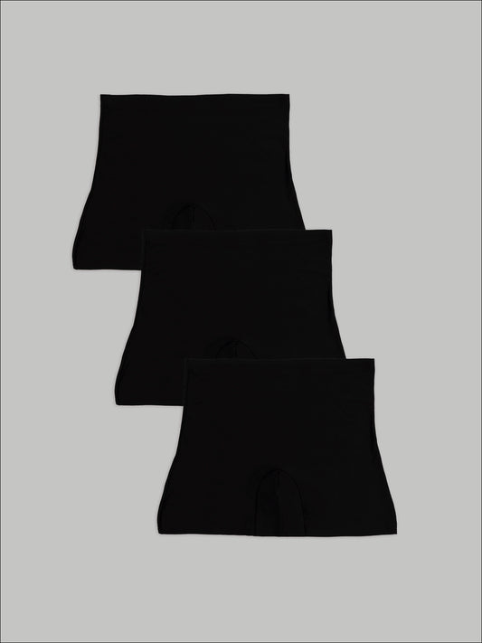 Kit com 3 Calcinhas Shorts Sem Costura Segunda Pele Preto - R$71,90 Cada