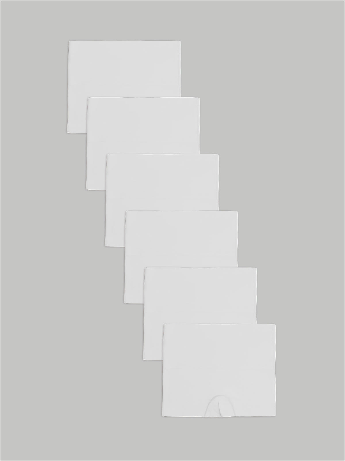 Kit com 6 Calcinhas Boxer Redutora Sem Costura Segunda Pele Branco - R$71,90 Cada