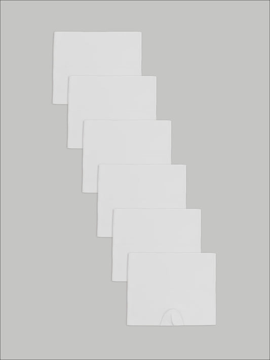 Kit com 6 Calcinhas Boxer Redutora Sem Costura Segunda Pele Branco - R$71,90 Cada