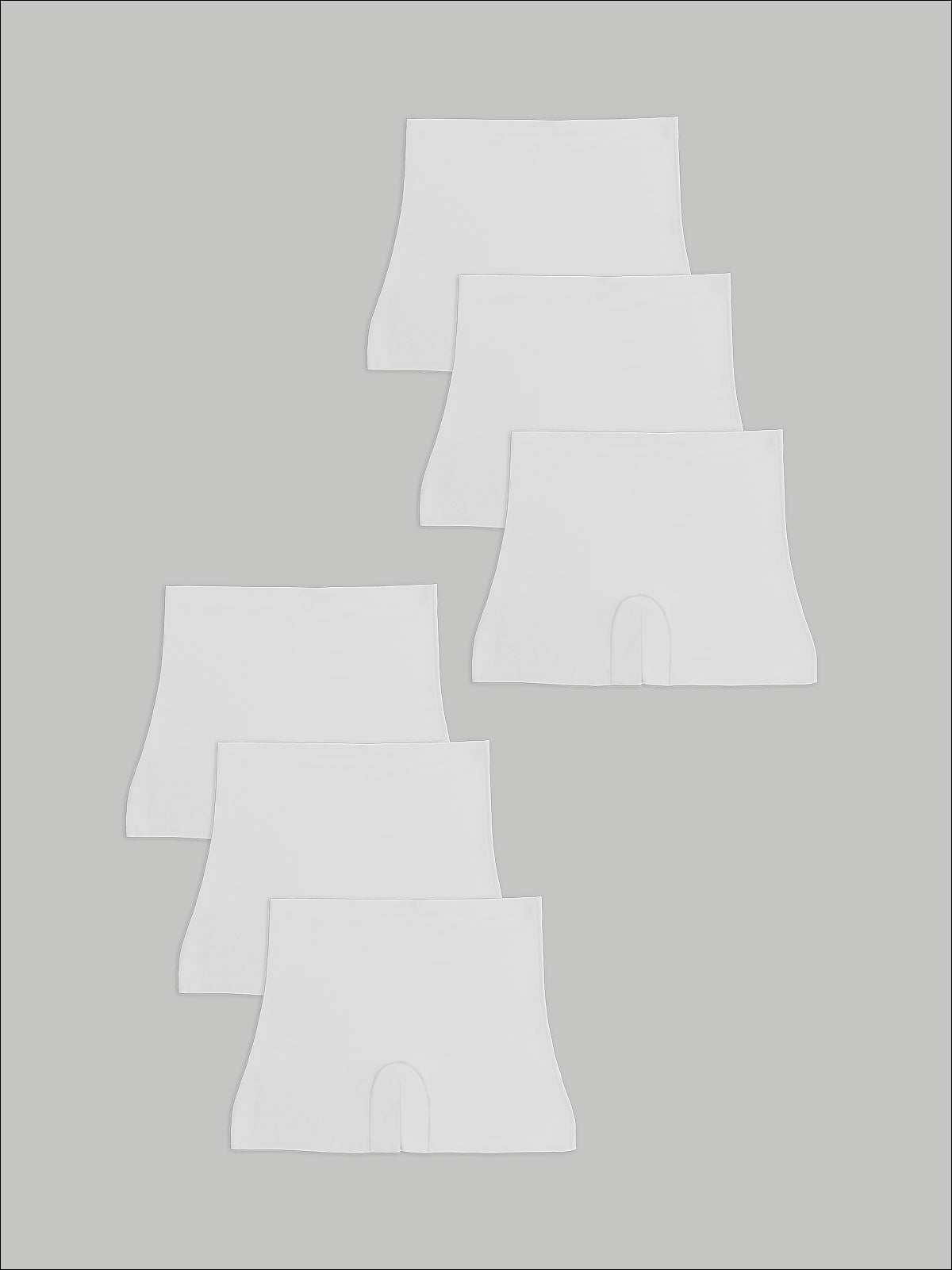 Kit com 6 Calcinhas Shorts Sem Costura Segunda Pele Branco - R$63,90 Cada