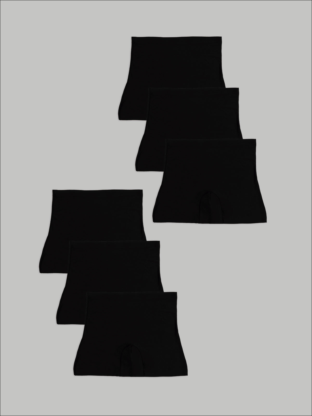 Kit com 6 Calcinhas Shorts Sem Costura Segunda Pele Preto - R$63,90 Cada