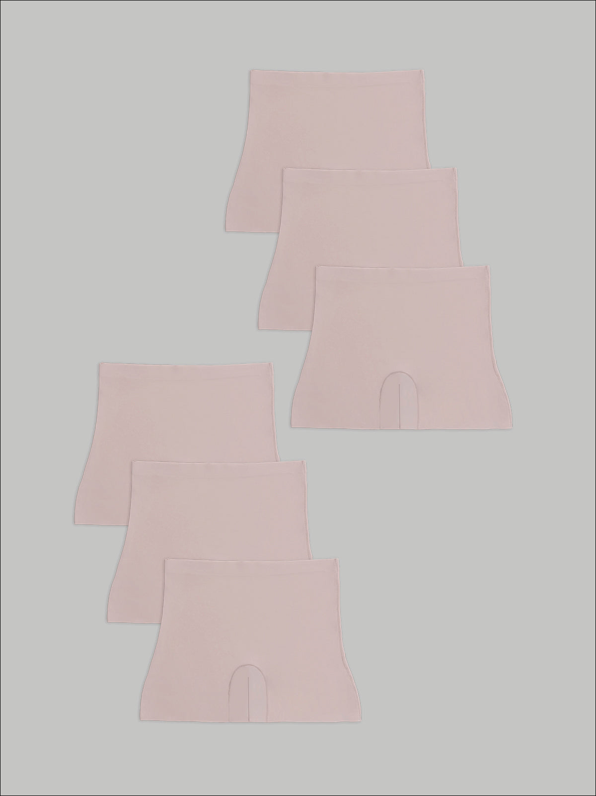 Kit com 6 Calcinhas Shorts Sem Costura Segunda Pele Rose - R$63,90 Cada