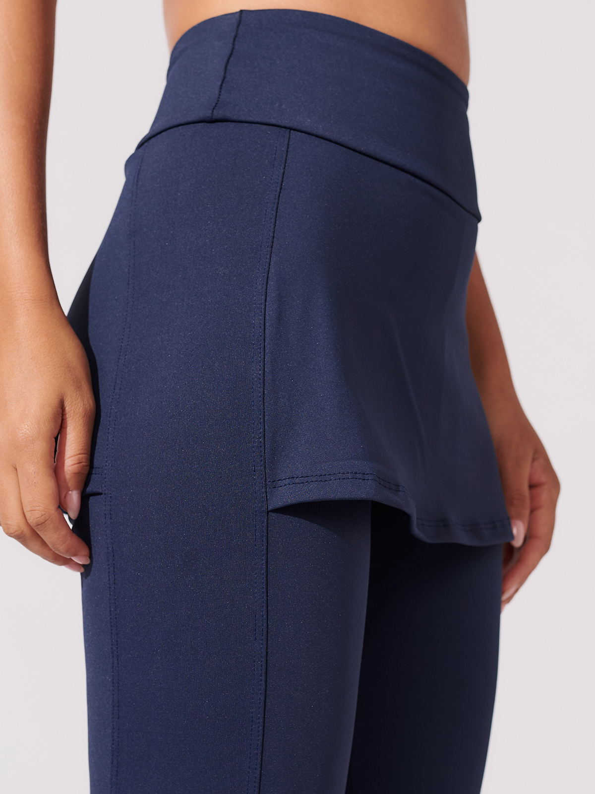 Calça Legging com Tapa Bumbum Azul Marinho