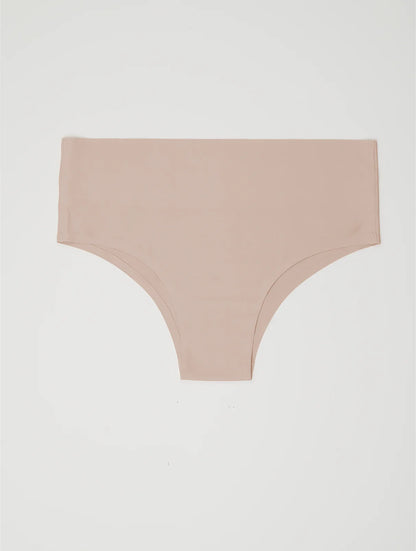 Kit com 10 Calcinhas Biquíni Redutora Sem Costura Segunda Pele (5 Bege e 5 Rose)