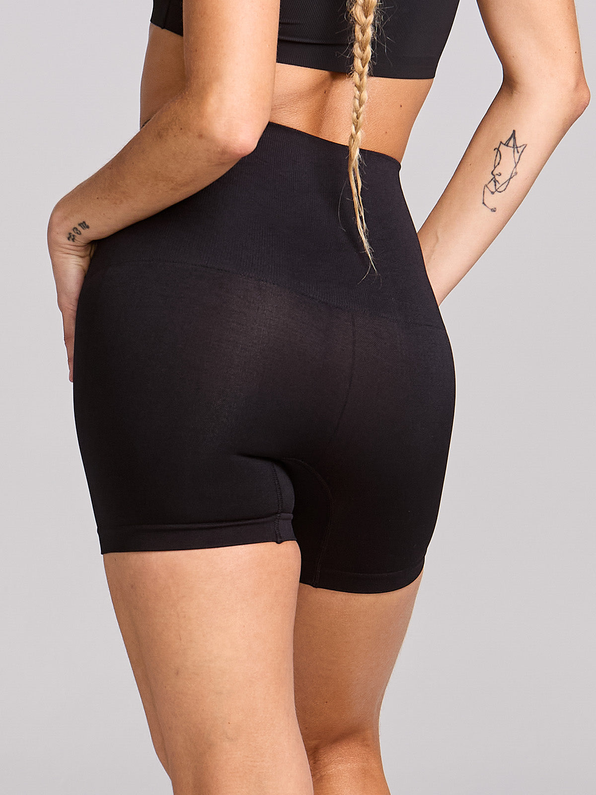 Calcinha Boxer Modeladora Sem Costura Premium Preto