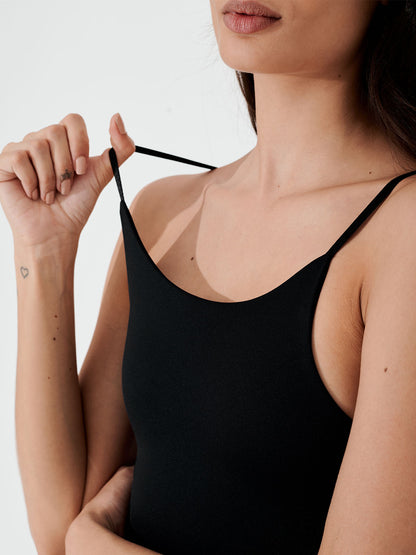 Body Essencial Alças Finas Preto