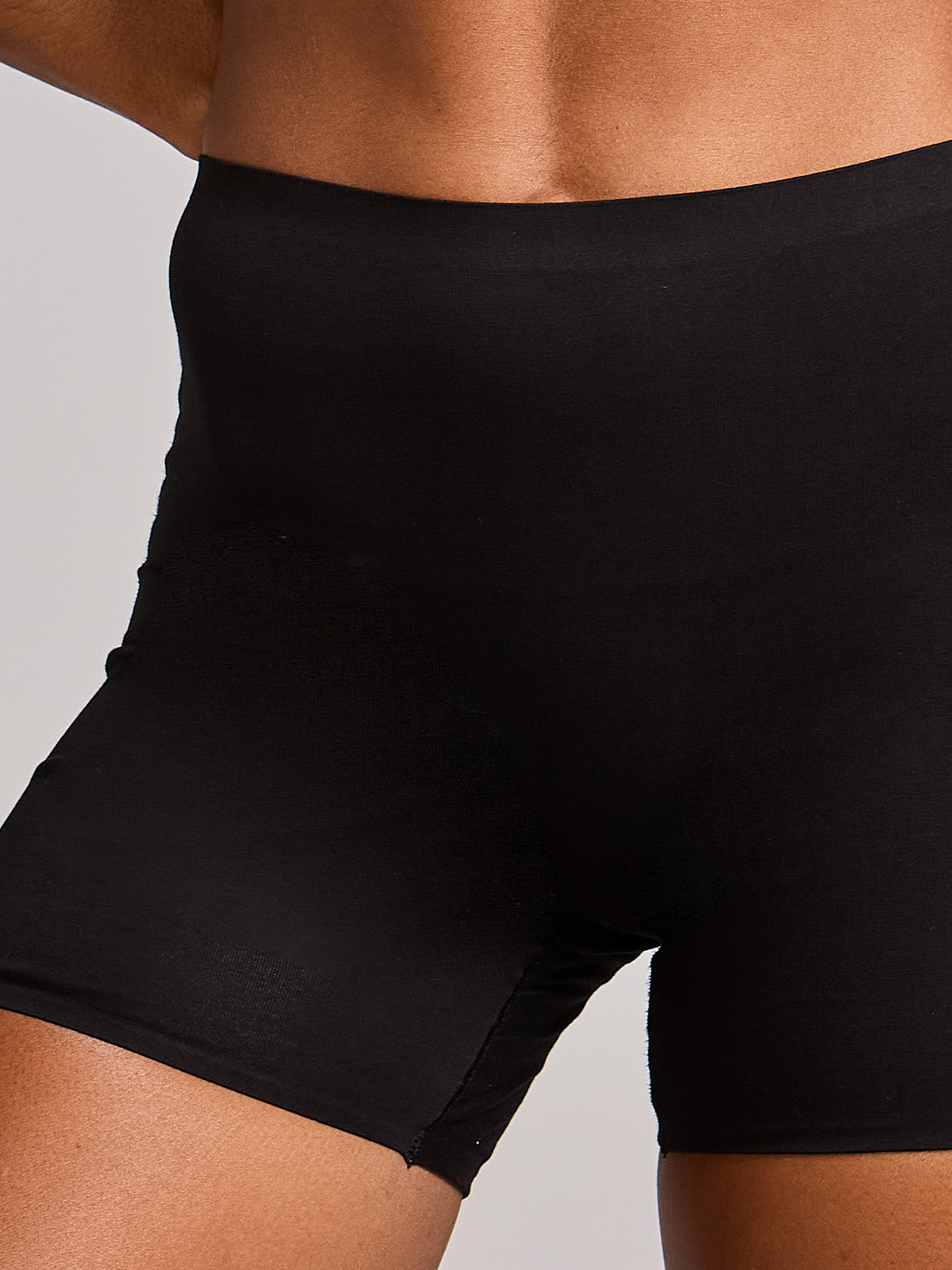 Calcinha Shorts Algodão Premium Sem Costura Preto