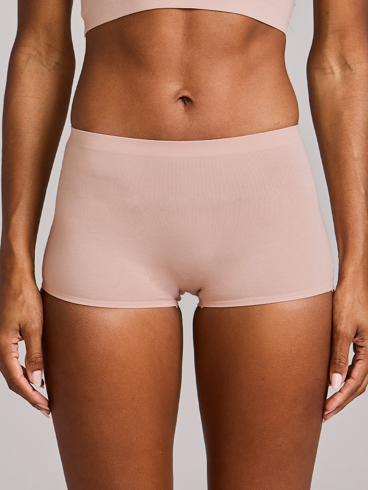Calcinha Boyshort Boxer Algodão Premium Sem Costura Rose