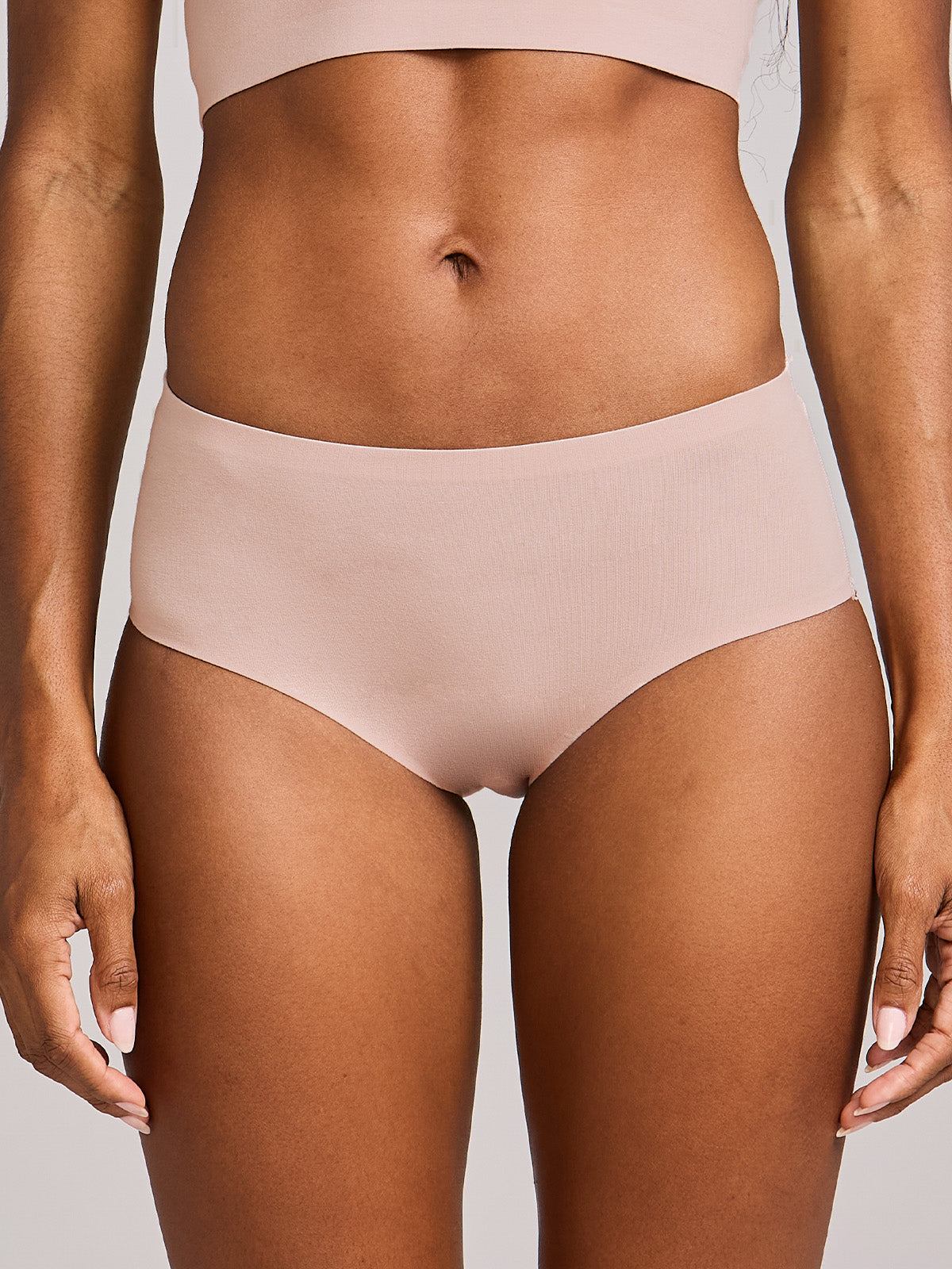 Calcinha Caleçon Algodão Premium Sem Costura Rose