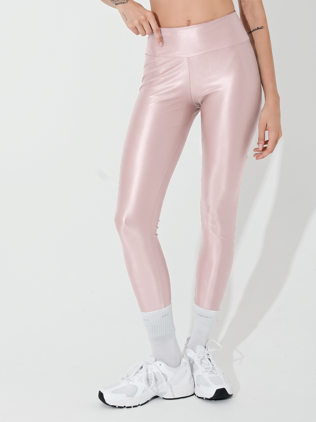 Calça Legging Brilho Cirre Rose