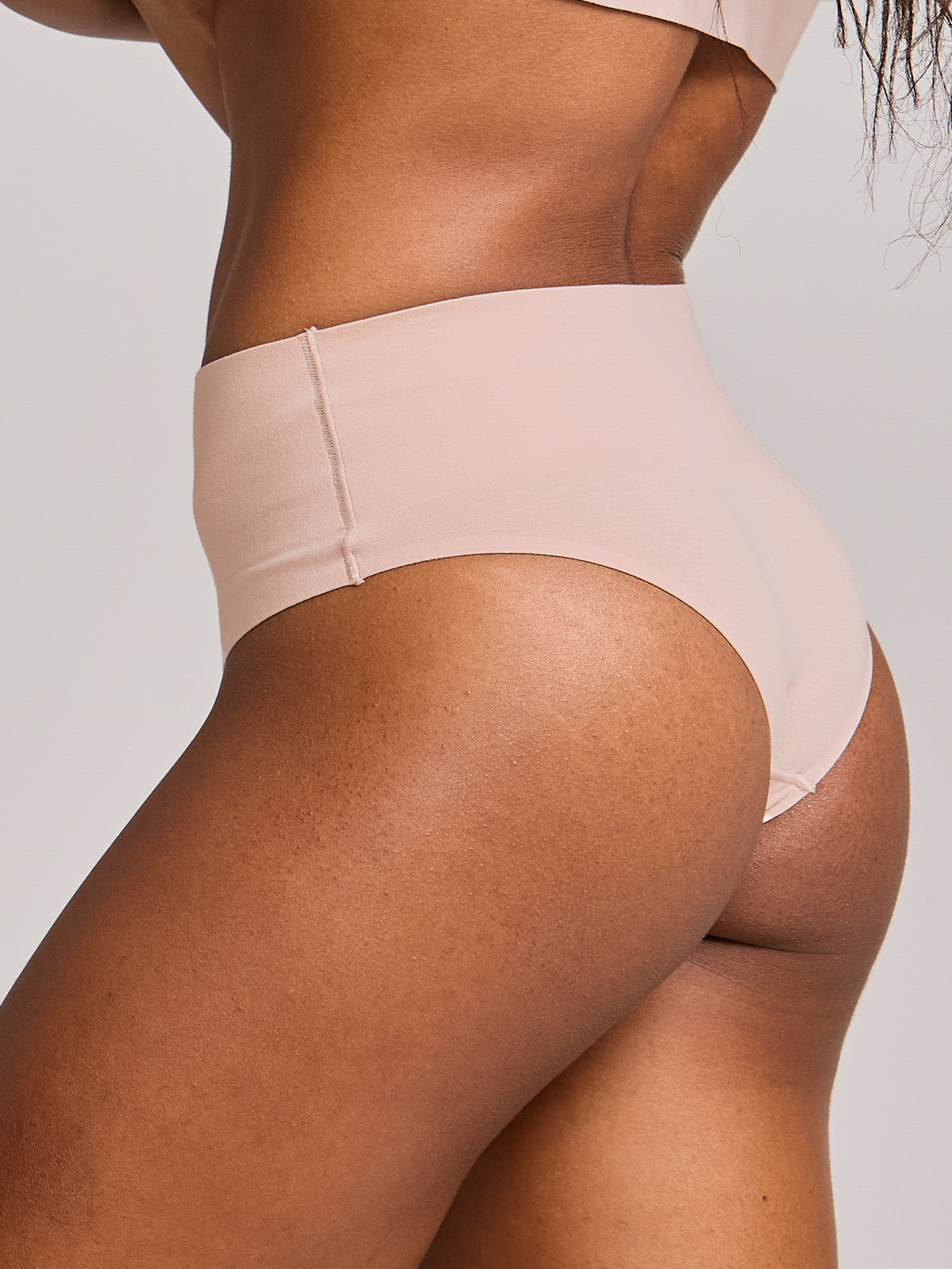 Calcinha Biquini Redutora Algodão Premium Sem Costura Rose