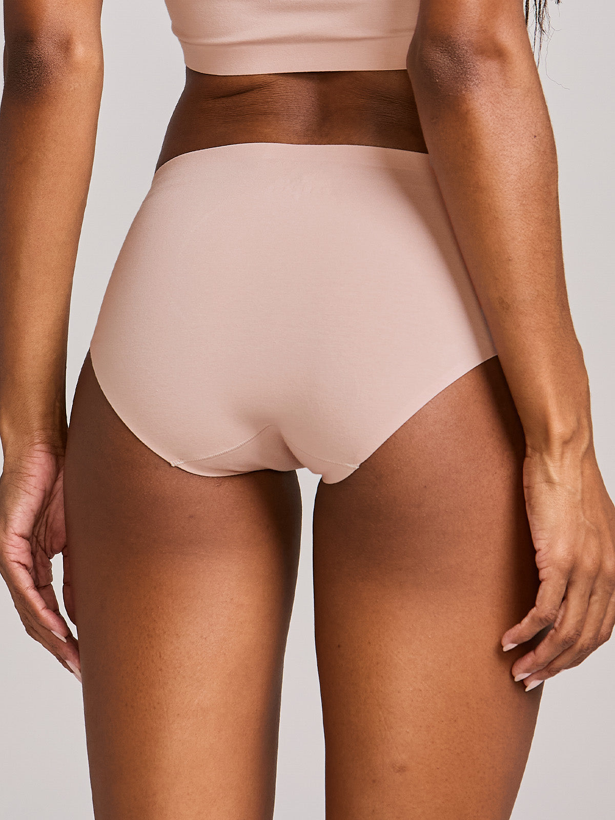 Calcinha Caleçon Algodão Premium Sem Costura Rose
