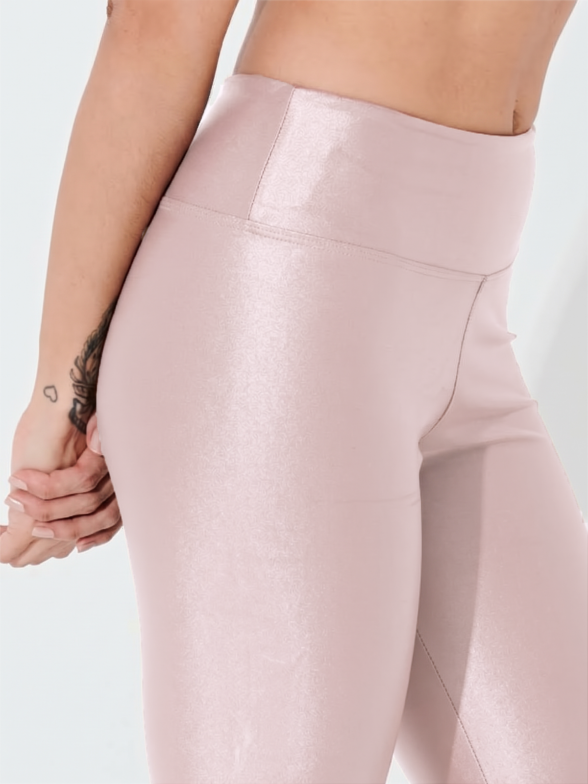 Calça Legging Brilho Cirre Rose