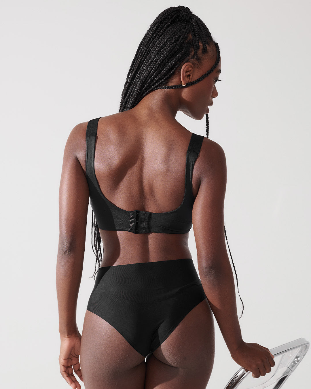 Kit Vestido Fitness Essencial Preto + Sutiã Top Ampla Cobertura Preto