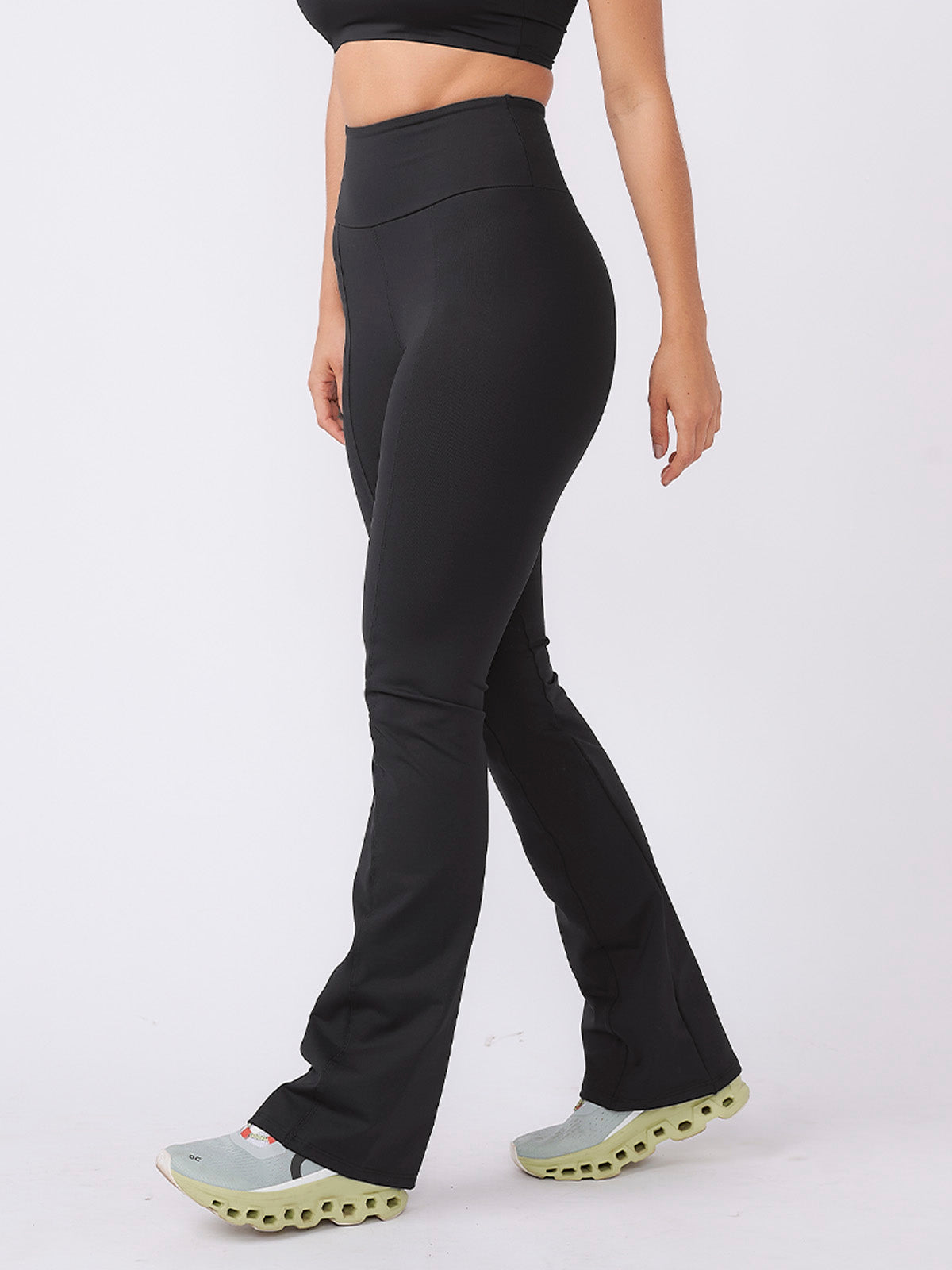 Calça Flare Bailarina Preto – Sem Costura