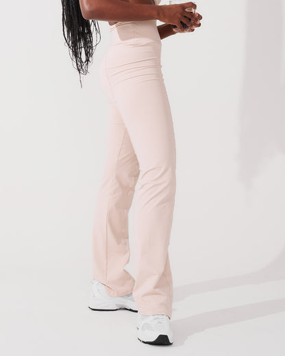 Calça Flare Bailarina Bege