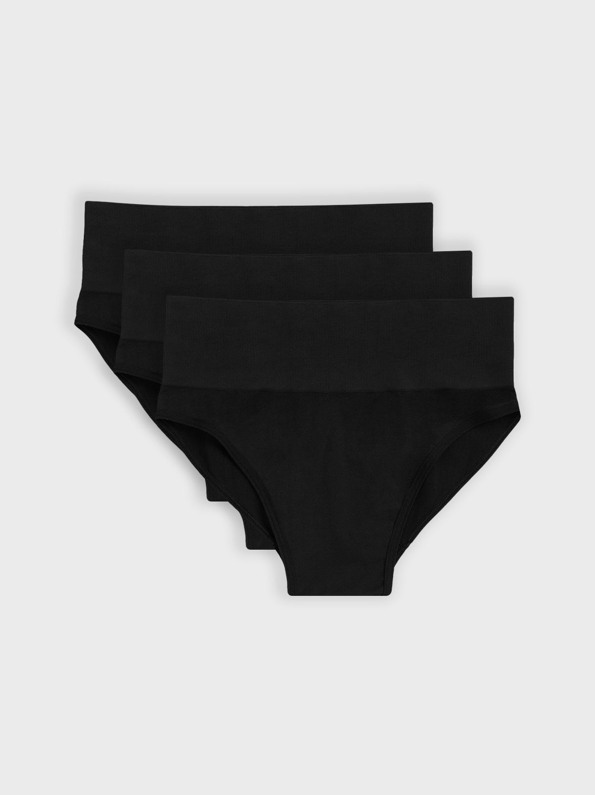 Kit com 3 Calcinhas Caleçon Redutora Sem Costura Premium Preto - R$86,63 cada